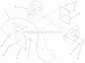 Rotor Assembly Diagram and Parts List for 28222 200000001-200999999 - 2000 Lawn Boy Snow Blower